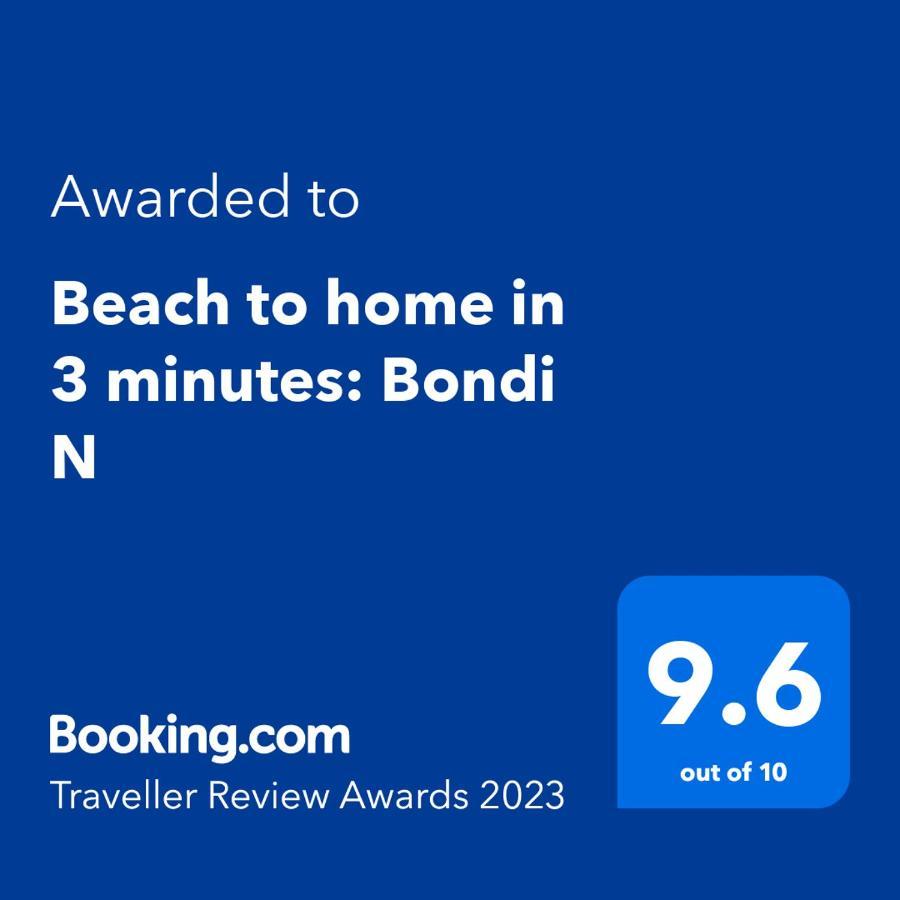 Beach To Home In 3 Minutes: Bondi N Sydney Buitenkant foto